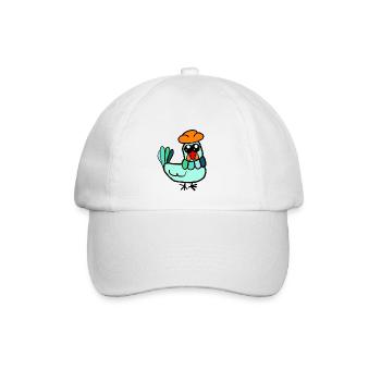 Huhn Henne Kinder Bauernhoftiere lustig - Baseballkappe - Weiß/Weiß - Vorne
