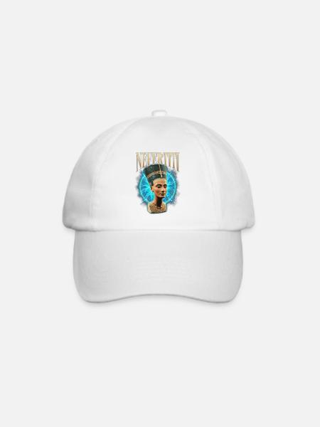 Nefertiti Donner - Baseballkappe - Weiß/Weiß