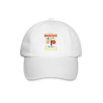Maler Großvater - Baseballkappe - Weiß/Weiß - Vorne