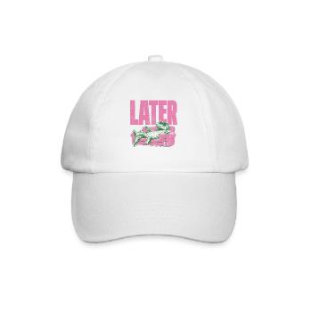 LATER Alligator Lounge - Baseballkappe - Weiß/Weiß - Vorne