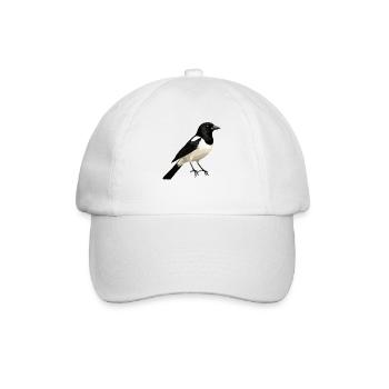 Elstern Elster - Baseballkappe - Weiß/Weiß - Vorne