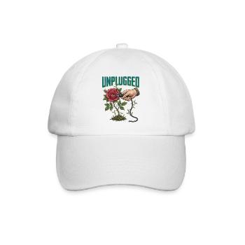Unplugged - Baseballkappe - Weiß/Weiß - Vorne