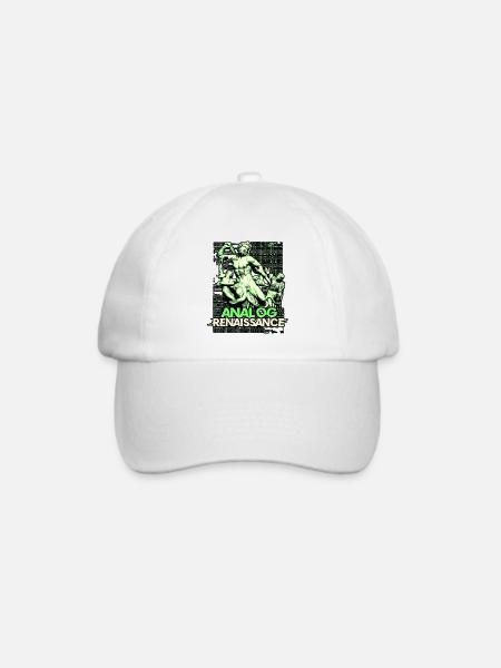 Analog Renaissance - Baseballkappe - Weiß/Weiß