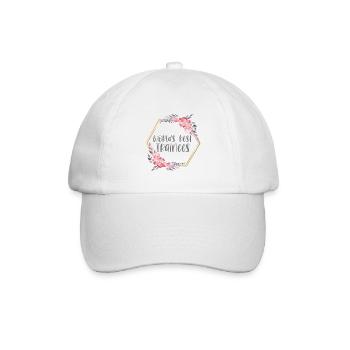 World's Best Trainees – Azubi Geschenk Danke - Baseballkappe - Weiß/Weiß - Vorne