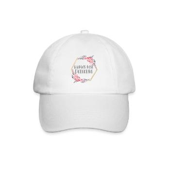 Best Detective – Detektivin Beruf Geschenk - Baseballkappe - Weiß/Weiß - Vorne