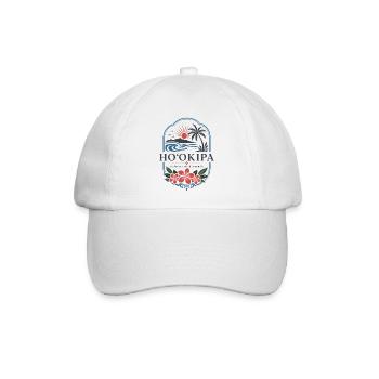 Hookipa Willkommen Wärme - Baseballkappe - Weiß/Weiß - Vorne