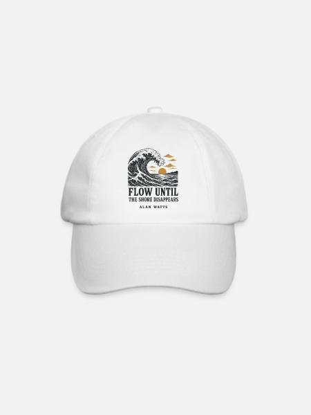 Ozeanfluss - Baseballkappe - Weiß/Weiß