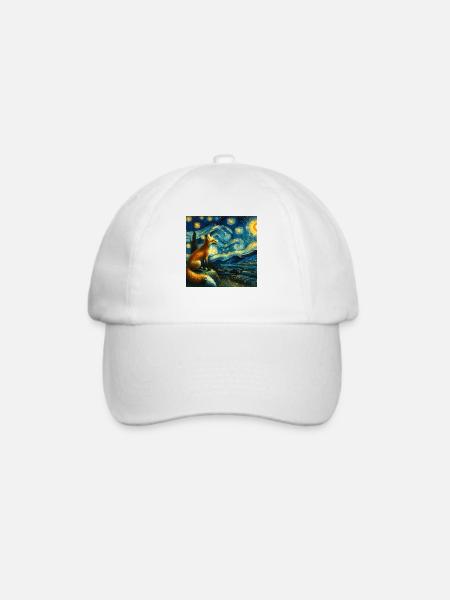 Swiftfuchs Starry Night - Baseballkappe - Weiß/Weiß