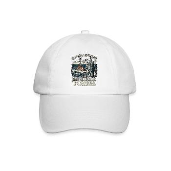 Norwegen Dorsch Angler - Baseballkappe - Weiß/Weiß - Vorne