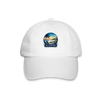 Kiawah Island Urlaub Atlantik USA Südkarolina - Baseballkappe - Weiß/Weiß - Vorne