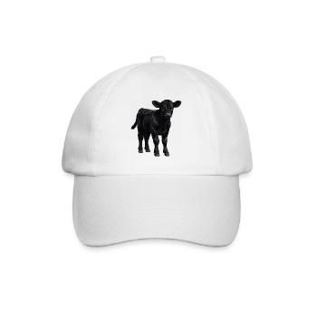 Black Angus Kalb - Baseballkappe - Weiß/Weiß - Vorne