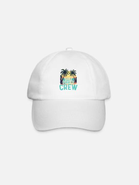 Bali Party Crew - Baseballkappe - Weiß/Weiß