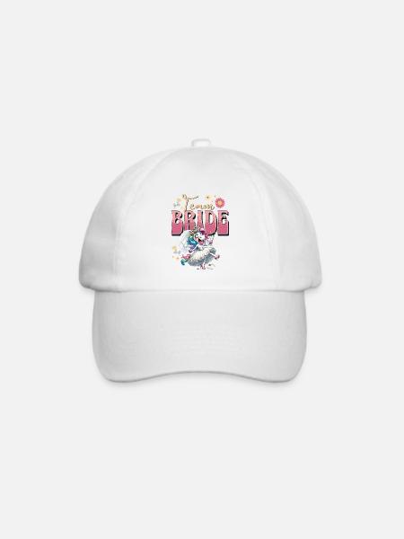 Team Bride - Baseballkappe - Weiß/Weiß