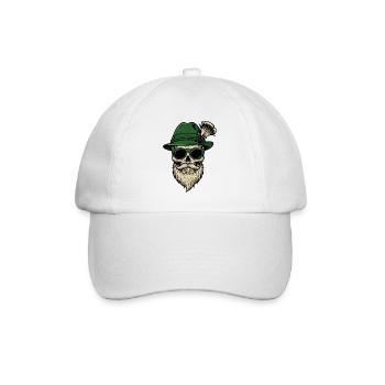 Trachten Ersatz Volksfest Bayern Geschenk - Baseballkappe - Weiß/Weiß - Vorne