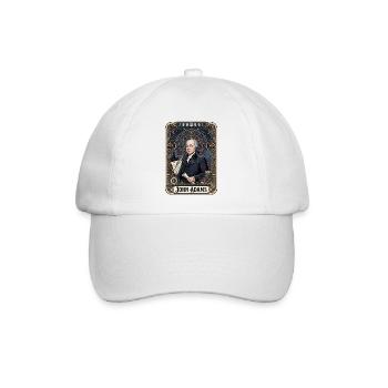 John Adams Tarotkarte - Baseballkappe - Weiß/Weiß - Vorne