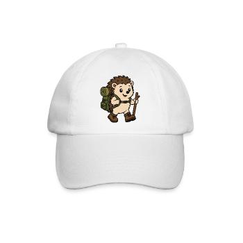 Wander-Hörnchen Abenteurer - Baseballkappe - Weiß/Weiß - Vorne