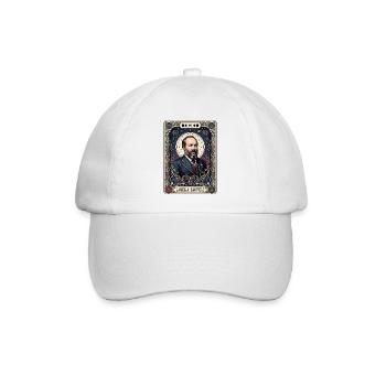 James A Tarotkarte - Baseballkappe - Weiß/Weiß - Vorne