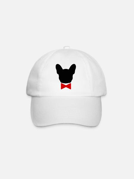 Boubou-Fliege - 001 - Baseballkappe - Weiß/Weiß