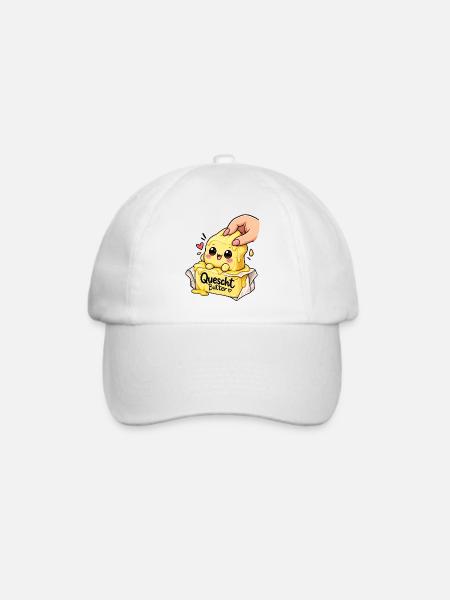 Quescht Butter Squishi - Baseballkappe - Weiß/Weiß