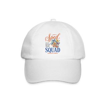 Sonderpädagogiklehrer für Sonderpädagogik im Sonderunterricht der Sondergruppe - Baseballkappe - Weiß/Weiß - Vorne