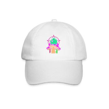 Pastell Gothic - Baseballkappe - Weiß/Weiß - Vorne