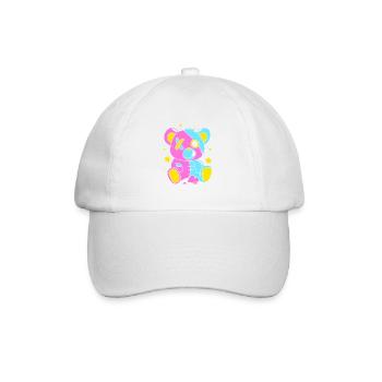 Pastell Gothic - Baseballkappe - Weiß/Weiß - Vorne