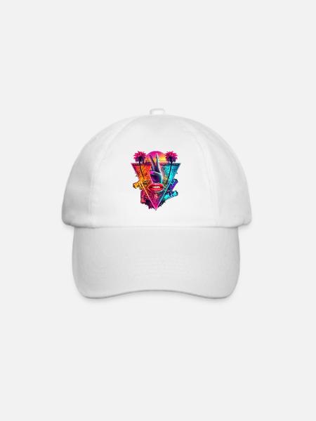 Neon Bizzare - Baseballkappe - Weiß/Weiß