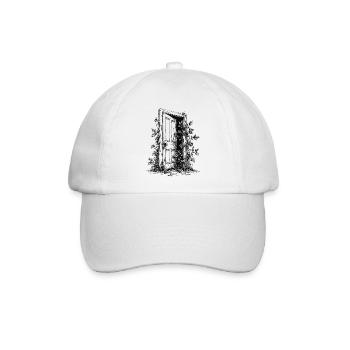 Geheime Türranken - Baseballkappe - Weiß/Weiß - Vorne