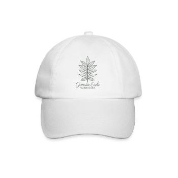 Gemeine Esche | Eschenblatt | Wald | Baum - Baseballkappe - Weiß/Weiß - Vorne