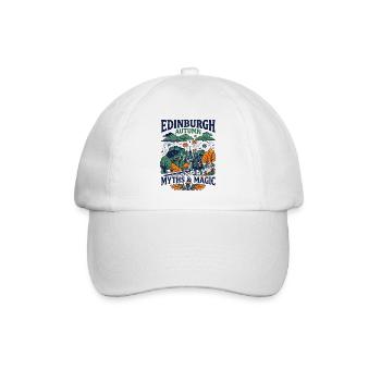 Edinburgh Autumn Myths And Magic Novelty - Baseballkappe - Weiß/Weiß - Vorne