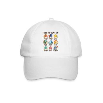  Von Wem Gott Sagt, Dass Ich Ein Elefant Bin? - Baseballkappe - Weiß/Weiß - Vorne