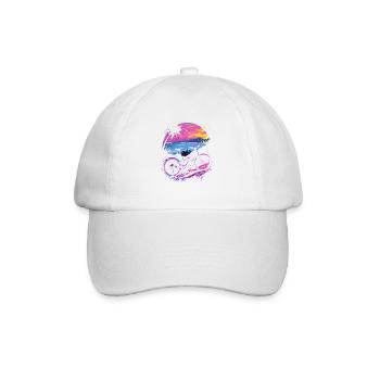 Mountainbike Retrowave - Baseballkappe - Weiß/Weiß - Vorne