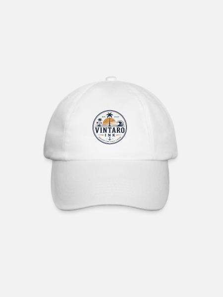 Vintaro Ink  - Baseballkappe - Weiß/Weiß