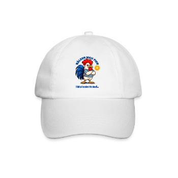 Der französische Nörgler - Baseballkappe - Weiß/Weiß - Vorne