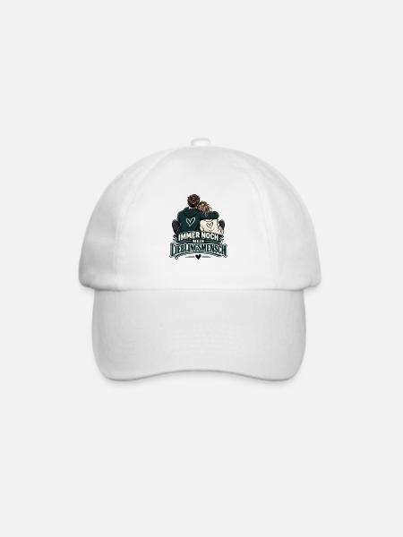 Valentinstag Geschenkidee Partner Hochzeitstag - Baseballkappe - Weiß/Weiß