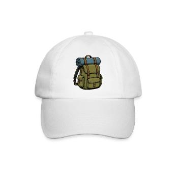 rucksack - Baseballkappe - Weiß/Weiß - Vorne