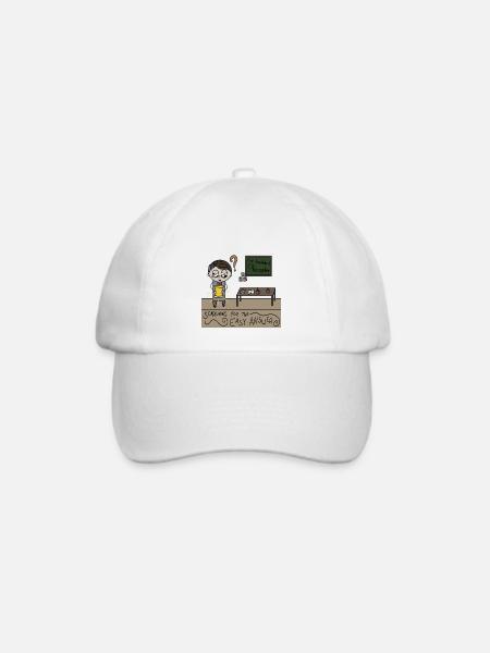 Der fälschende Philosoph - Baseballkappe - Weiß/Weiß