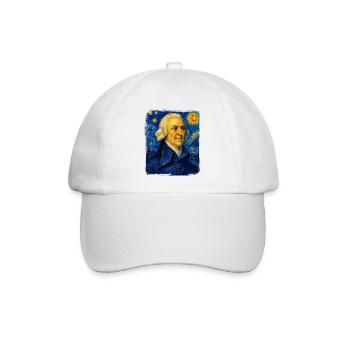 Adam Smith Sternennächte - Baseballkappe - Weiß/Weiß - Vorne