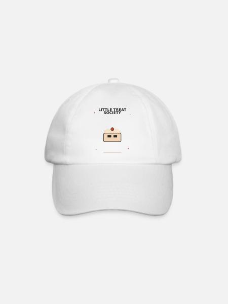 Little Treat Society Box Logo - Baseballkappe - Weiß/Weiß