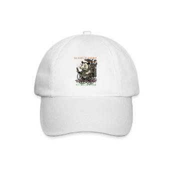 Sysadmin T-Shirt Server Kabelsalat IT Admin - Baseballkappe - Weiß/Weiß - Vorne