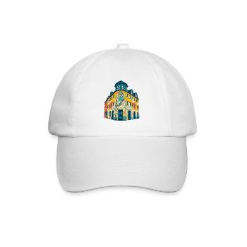 Nippes Eckhaus Retro - Baseballkappe - Weiß/Weiß - Vorne