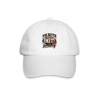 Gridiron Heart Hit - Baseballkappe - Weiß/Weiß - Vorne