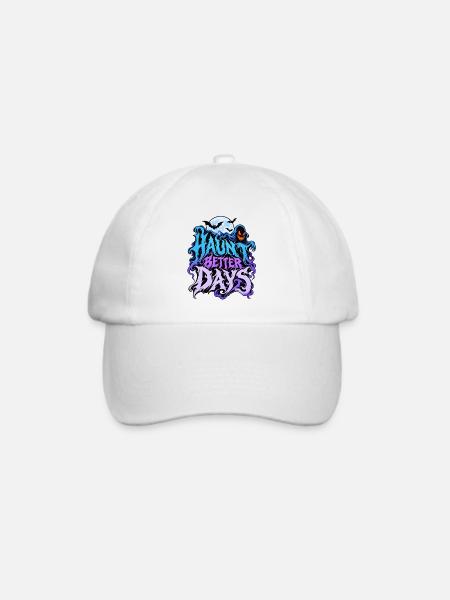Haunt Better Days - Baseballkappe - Weiß/Weiß