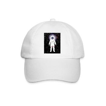 Astronaut im Farbspektrum - Baseballkappe - Weiß/Weiß - Vorne