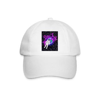 Space Titan Neon-Astronaut - Baseballkappe - Weiß/Weiß - Vorne