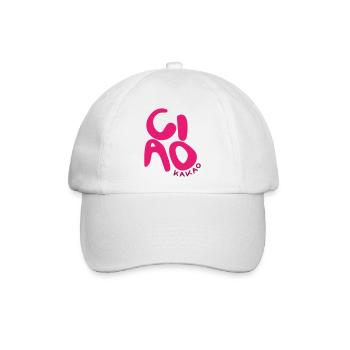 Ciao Kakao - Baseballkappe - Weiß/Weiß - Vorne