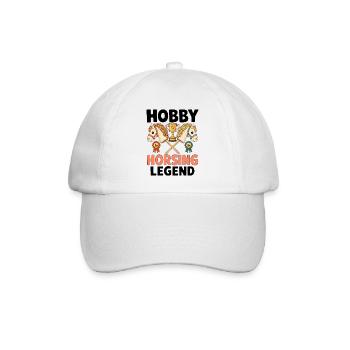 Hobby Horsing Legend - Baseballkappe - Weiß/Weiß - Vorne