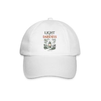 Licht in der Dunkelheit - Baseballkappe - Weiß/Weiß - Vorne