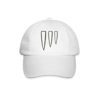 Drei-Punkt-Stammessymbol - Baseballkappe - Weiß/Weiß - Vorne
