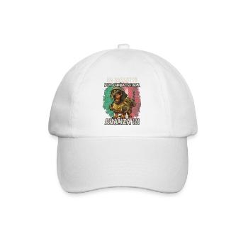 Lustiges Dackel-Motiv | Dackel-Fan | Teckel-Hunde - Baseballkappe - Weiß/Weiß - Vorne